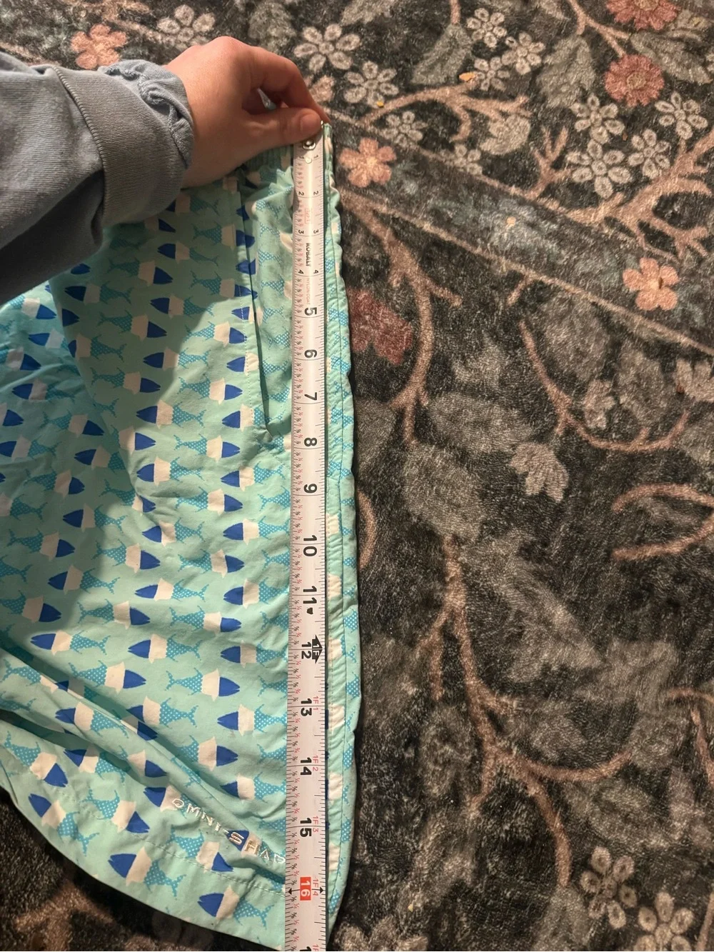 Men’s Columbia PFG XXL Omni-Shade Swim Trunks Fish Geometric Print
